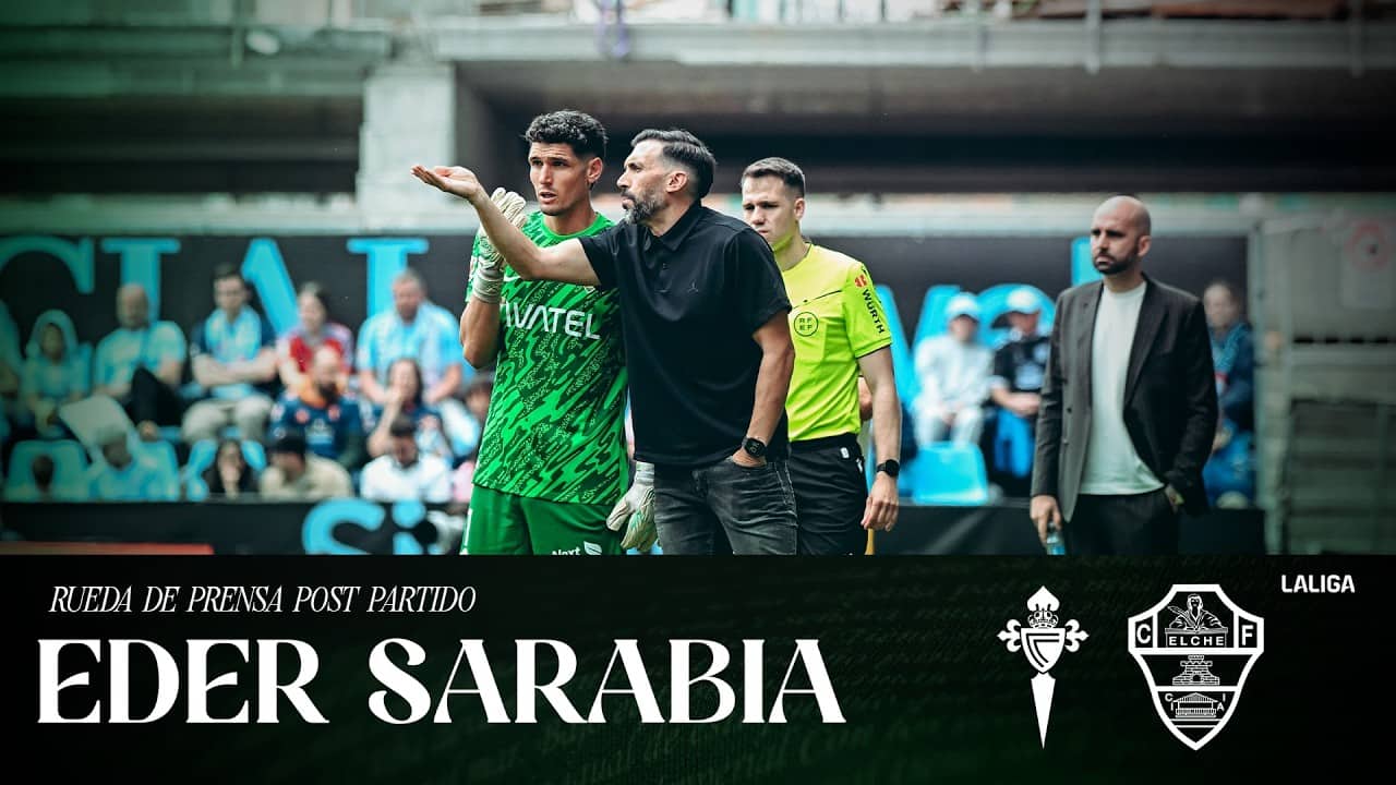 Las declaraciones de Eder Sarabia tras la derrota en Vigo