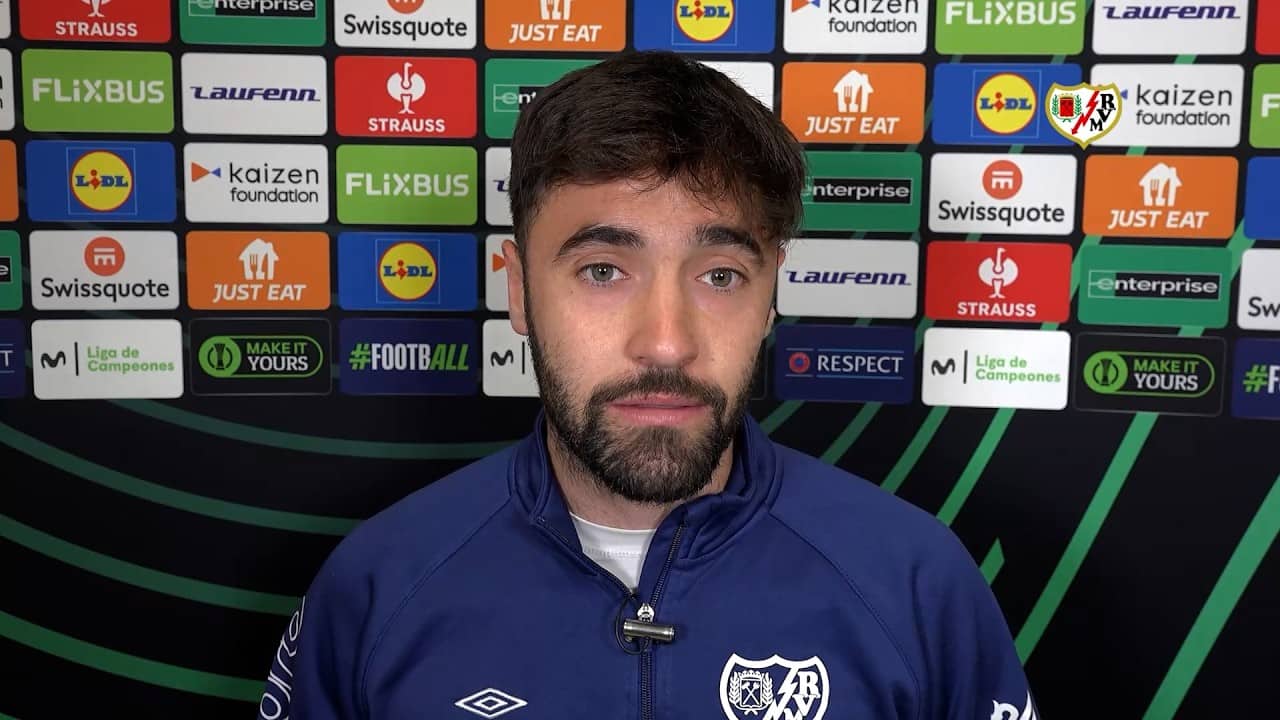 Unai López tras el Rayo Vallecano 3 - AEK de Atenas 0