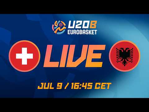 LIVE - Switzerland v Albania | FIBA U20 Women's EuroBasket 2026 Division B | Class. Group 9-14