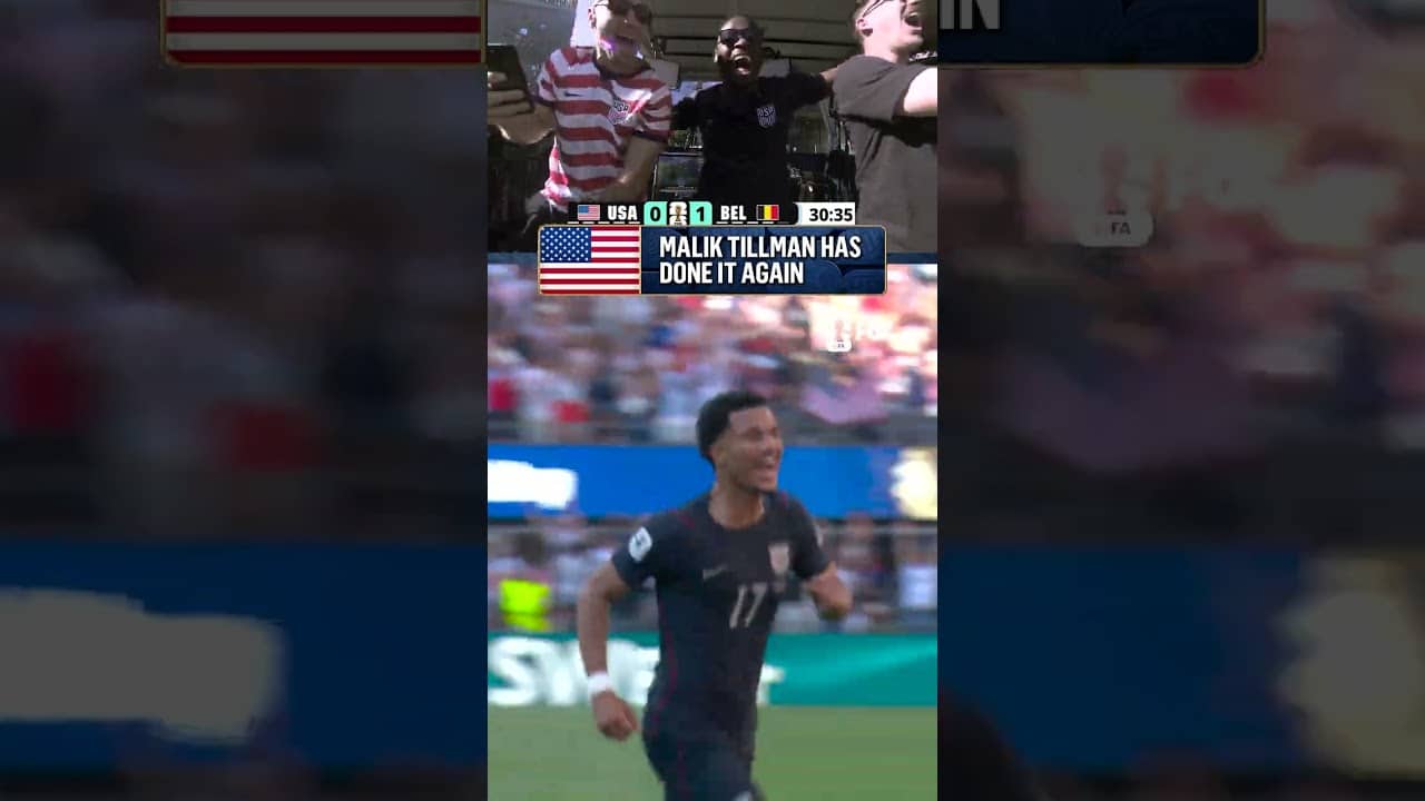 MALIK TILLMAN SCORES ON ANOTHER FREE KICK.