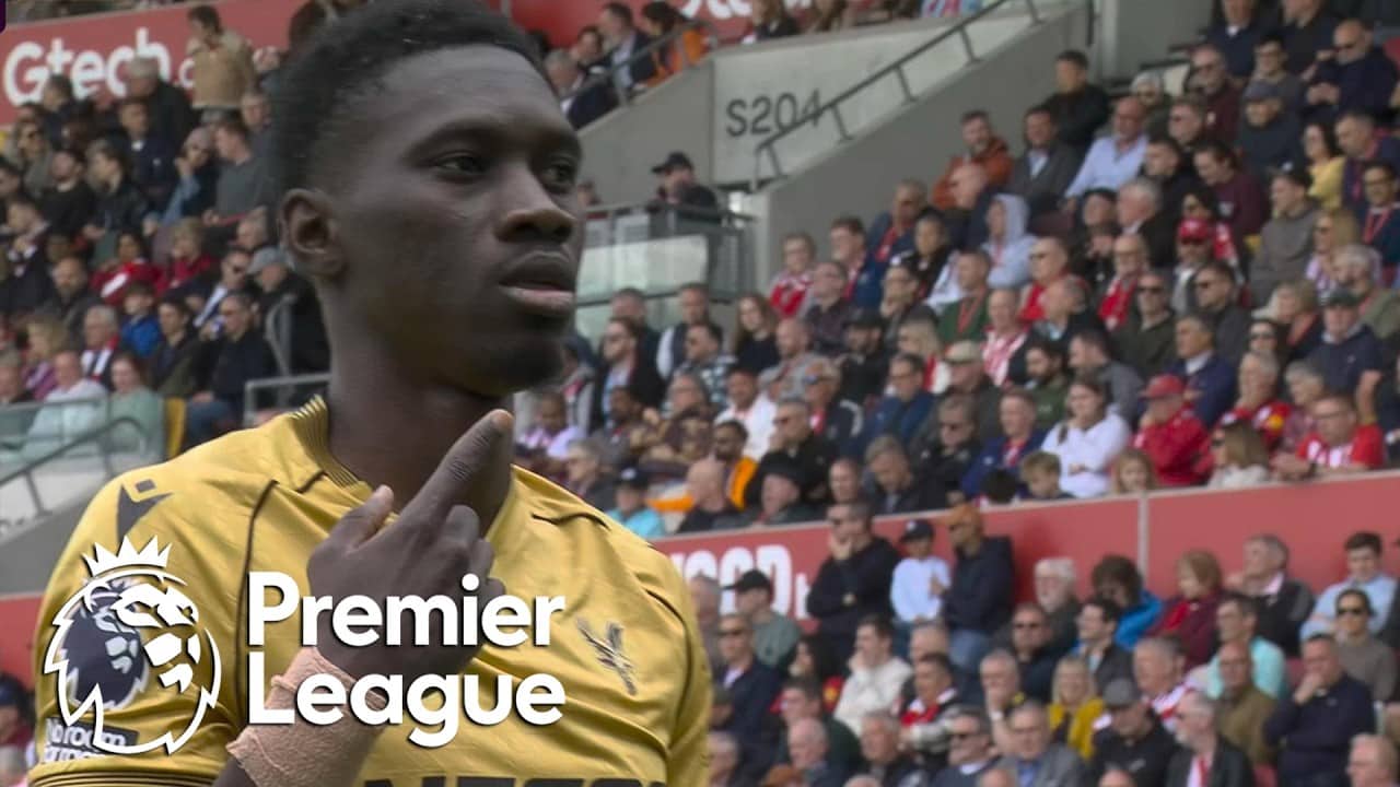 Ismaila Sarr's penalty lifts Crystal Palace ahead of Brentford | Premier League | NBC Sports