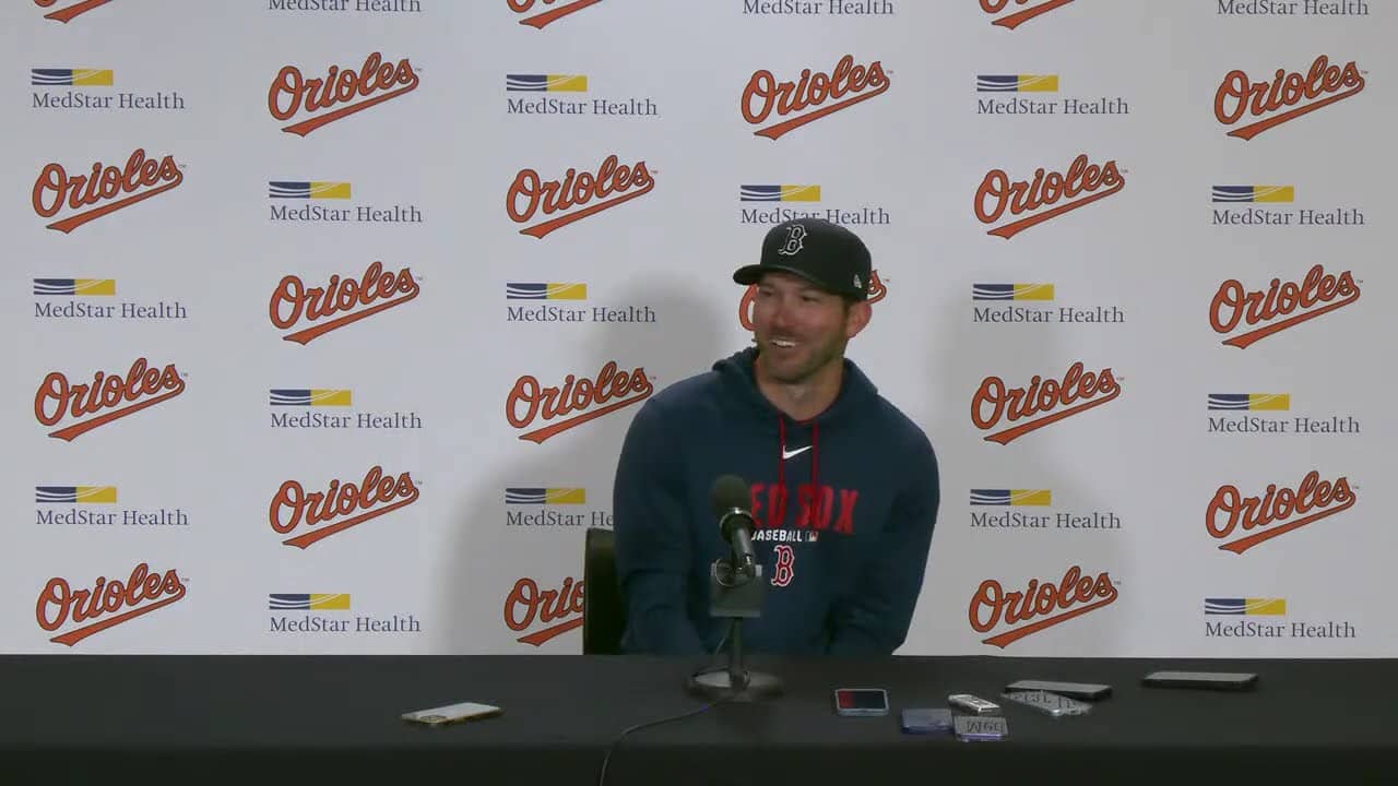 LIVE: Red Sox Intermin Manager Chad Tracy