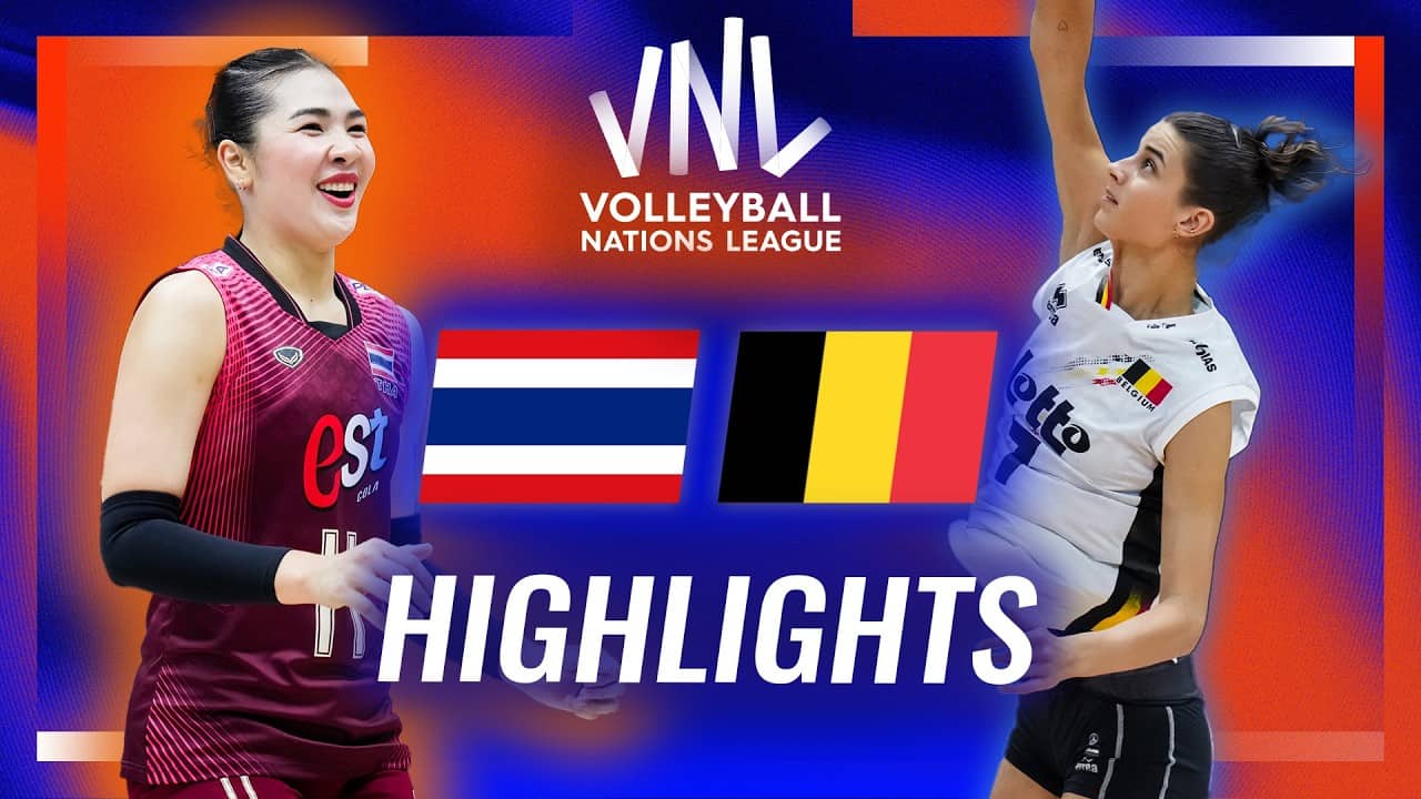 Thailand 🇹🇭 vs. Belgium 🇧🇪 - Highlights | Week 1 | Women's VNL 2026