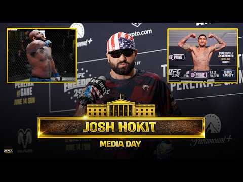 Josh Hokit Does Stand Up Routine For Media, Expects UFC Title By 2027 | UFC White House