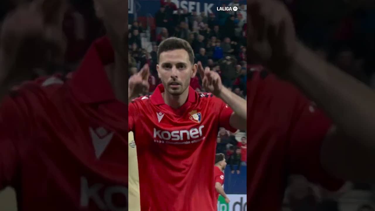 El gol de Raúl García de Haro en el #OsasunaBarça #LALIGAHighlights | Club Atlético Osasuna
