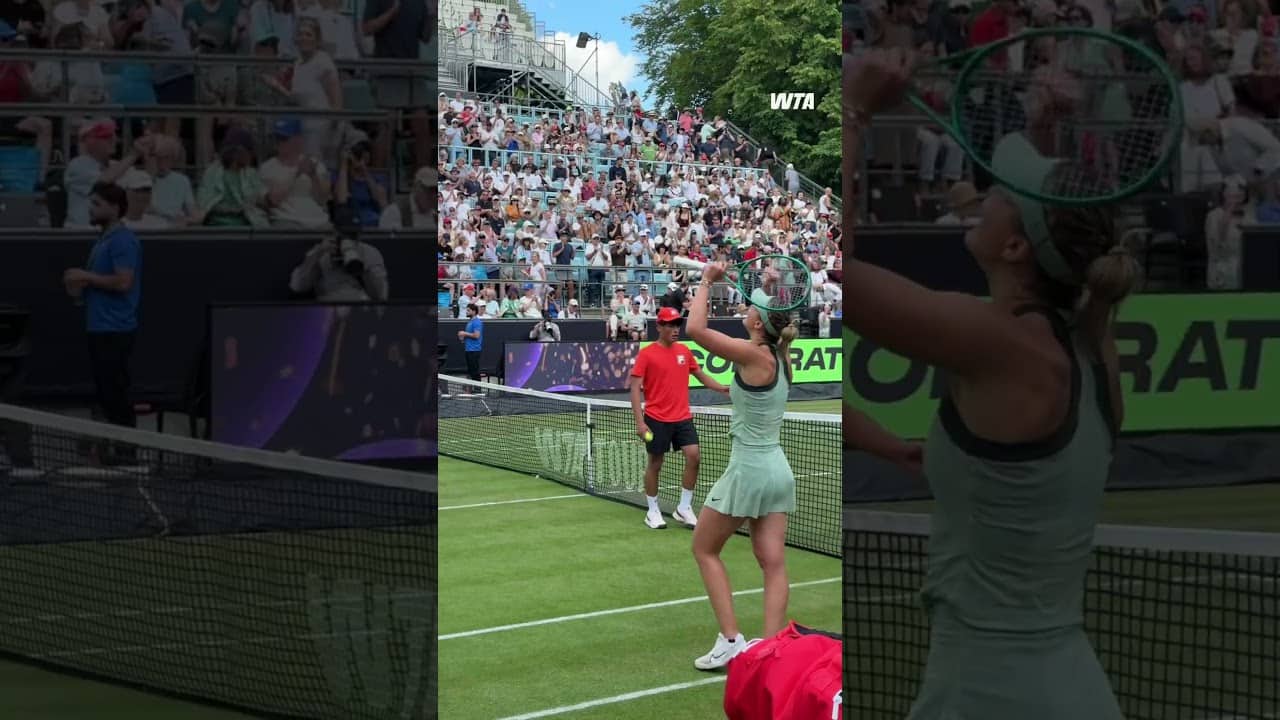 Paula Badosa outlasts Gauff in three sets, showing just how important this win was for her! #wta