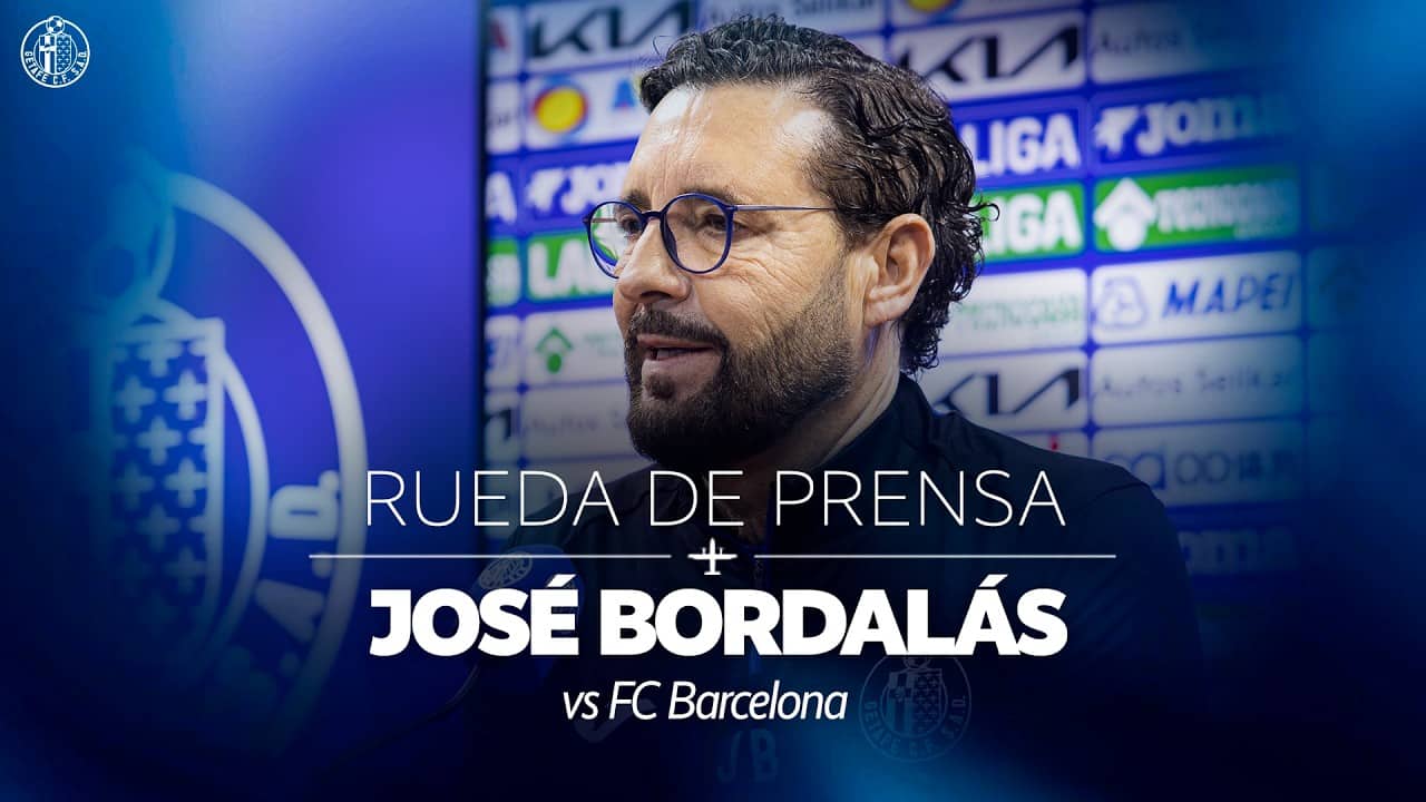 Rueda de prensa de José Bordalás previa al encuentro frente al FC Barcelona