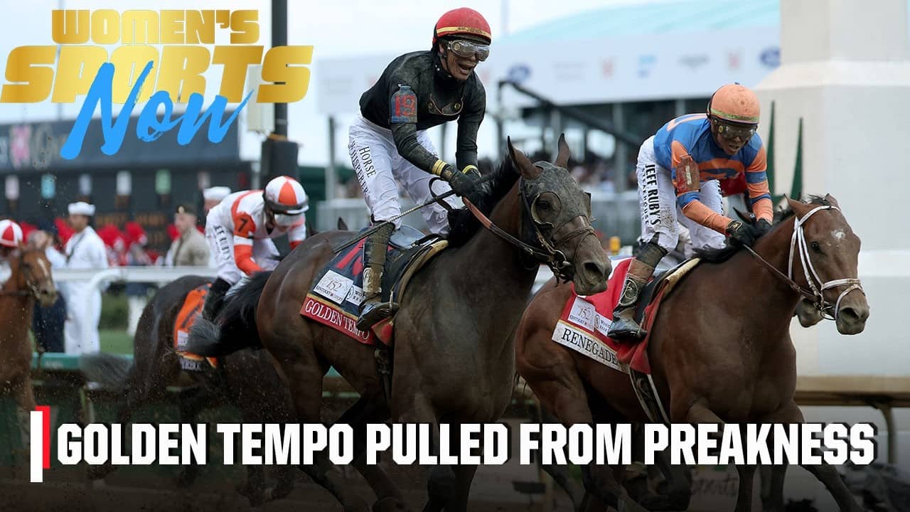 Cherie DeVaux on why Kentucky Derby winner Golden Tempo won't race in Preakness | Women's Sports Now