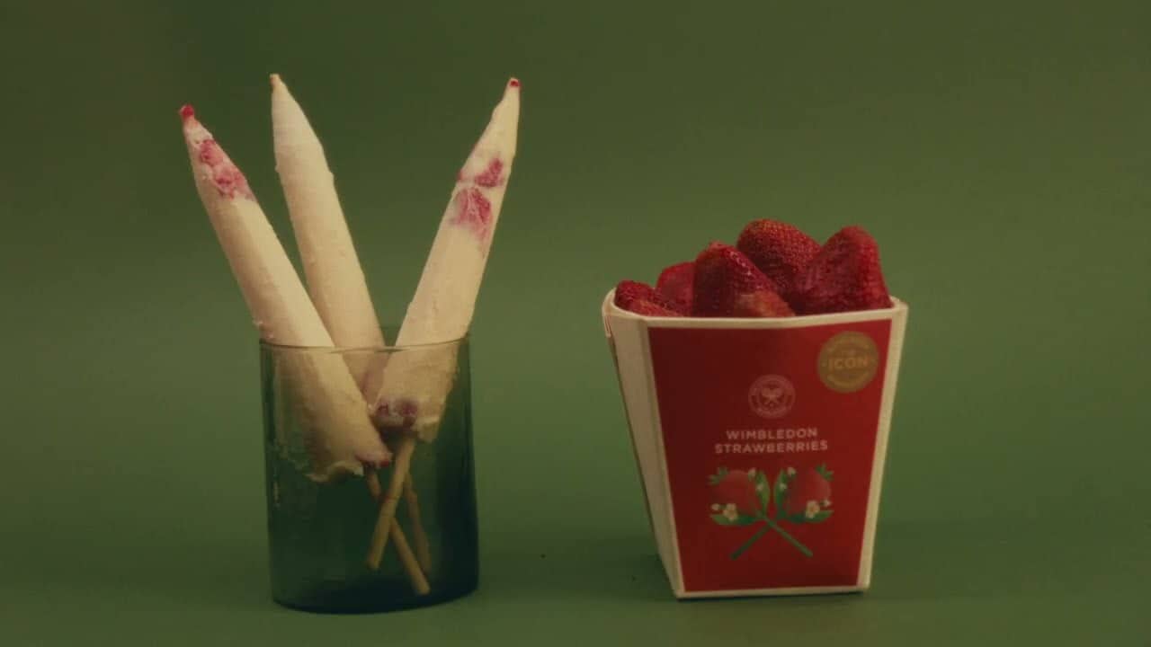 Kuremal's presents its limited-edition Strawberries & Cream Kulfi to celebrate the Championships 🍓✨