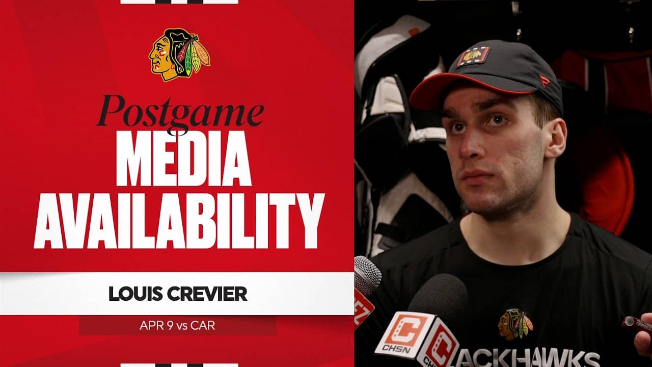 "They were hungrier than us on the puck." | Louis Crevier Postgame 4.9.26
