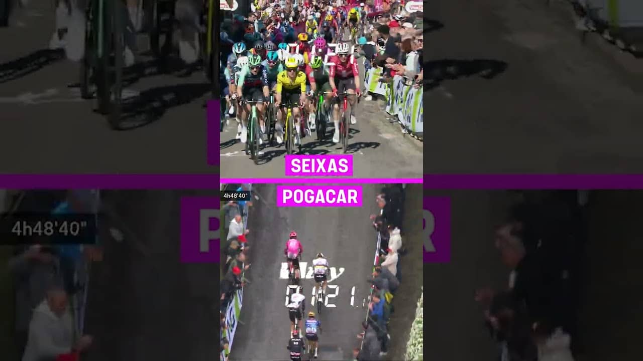 Paul Seixas vs Tadej Pogacar. Who wins up the Mur de Huy? ⚔️🤔