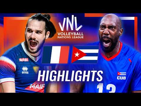 France 🇫🇷 vs. Cuba 🇨🇺 - Highlights | Week 2 | Men's VNL 2026