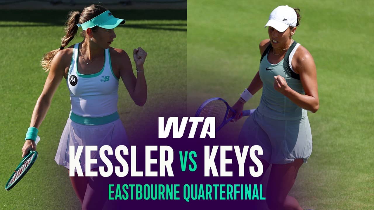 McCartney Kessler vs. Madison Keys | 2026 Eastbourne Quarterfinals | WTA Match Highlights