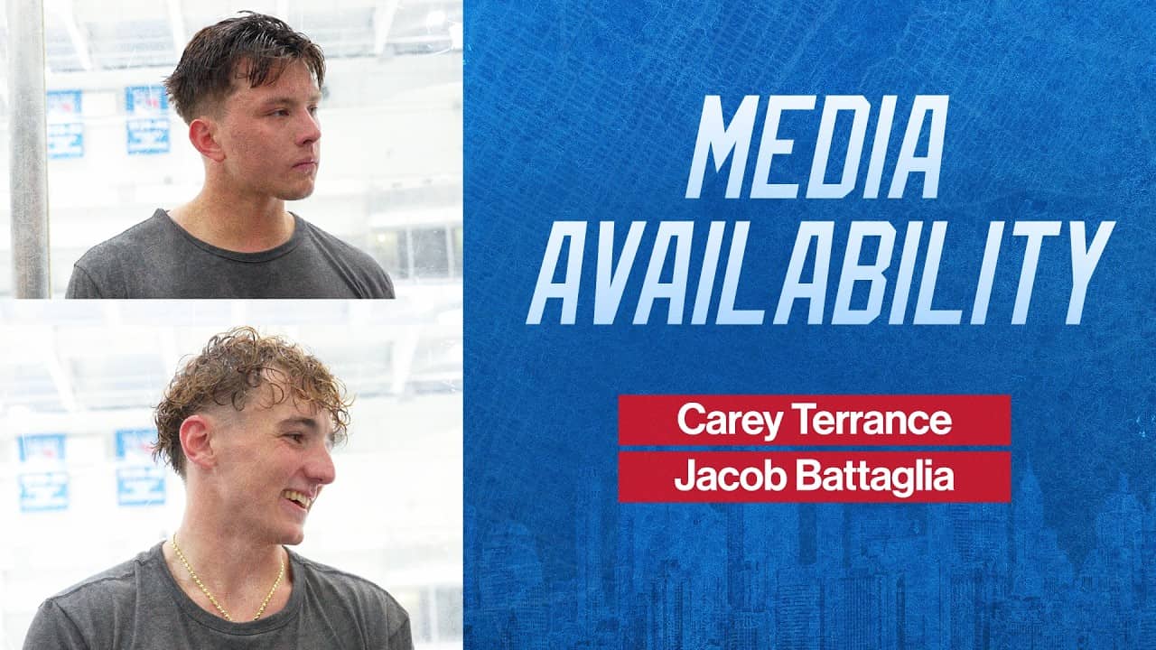 NYR Development Camp: Carey Terrance & Jacob Battaglia | June 30, 2026