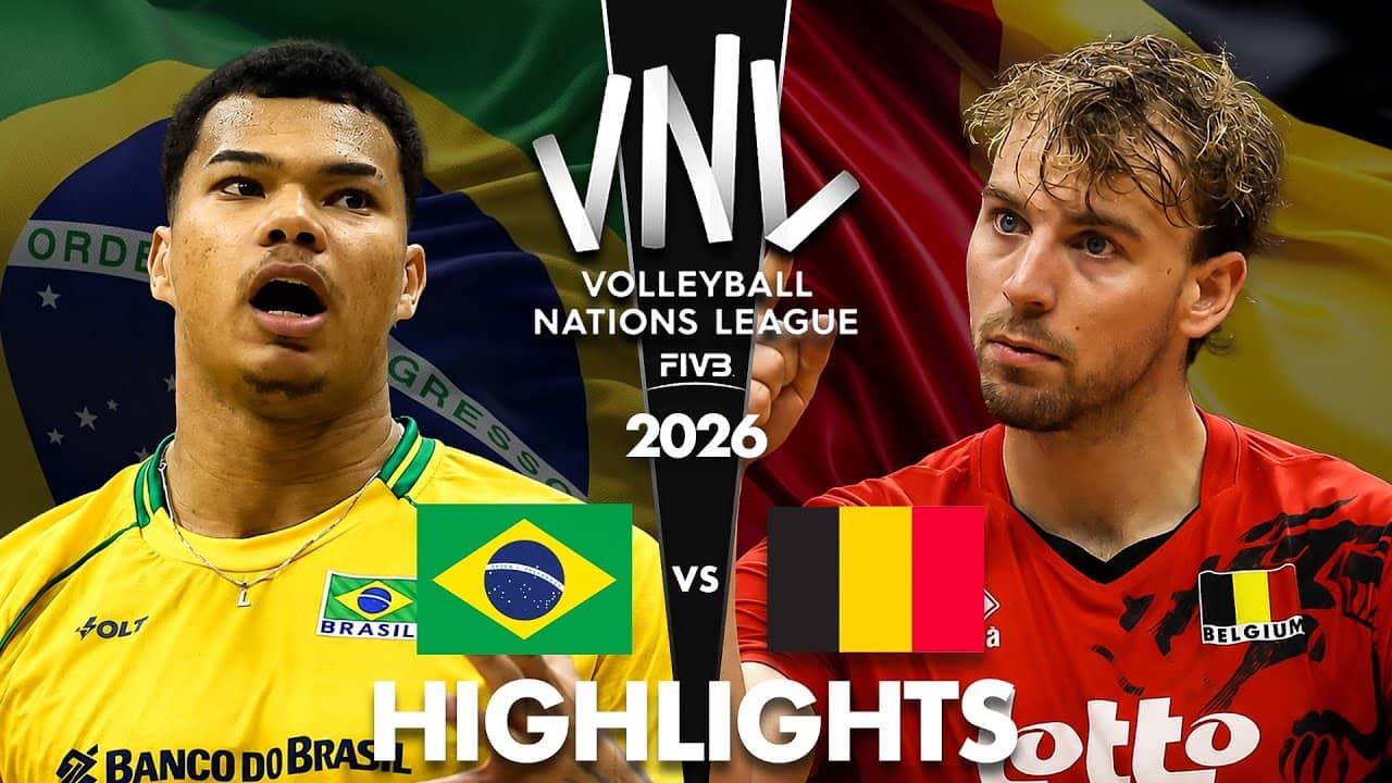 Brazil 🇧🇷 vs Belgium 🇧🇪 | Highlights | Men's VNL 2026