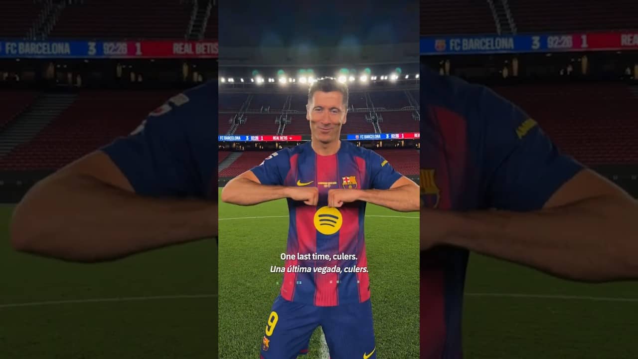 One last time 🤜🤛 #shorts #Lewandowski #fcbarcelona