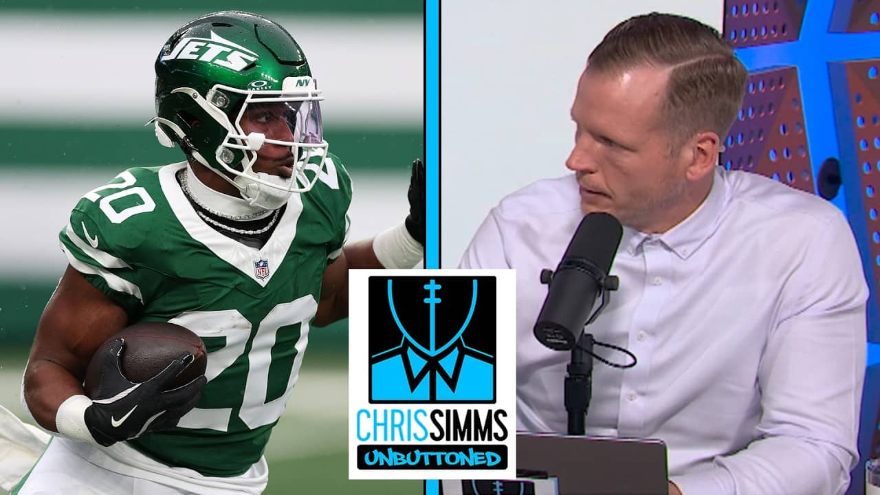 Where does Breece Hall rank among NFL's best running backs? | Chris Simms Unbuttoned | NFL on NBC
