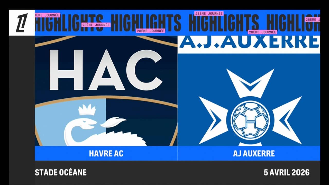 ⚽️ HAC - AJ Auxerre (1-1) : le résumé du match