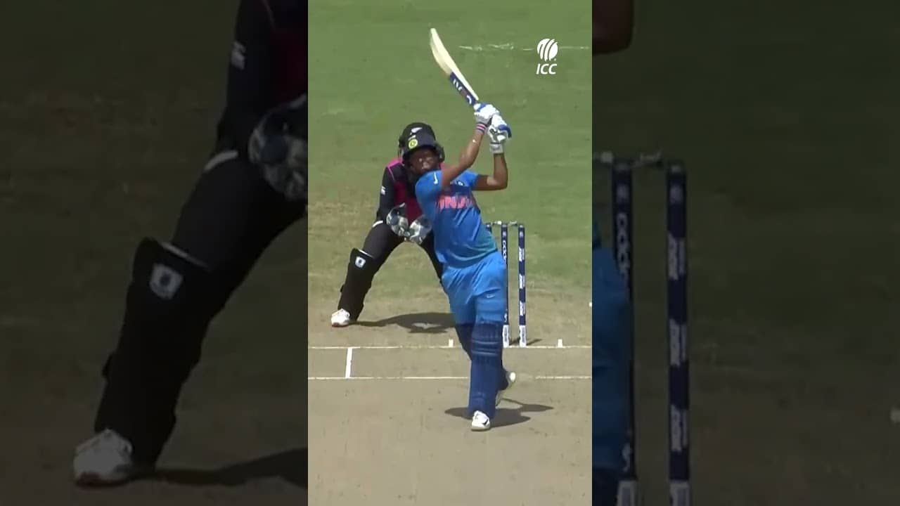 Harmanpreet Kaur with a blazing century to light up the Women's #T20WorldCup 2018 🤩