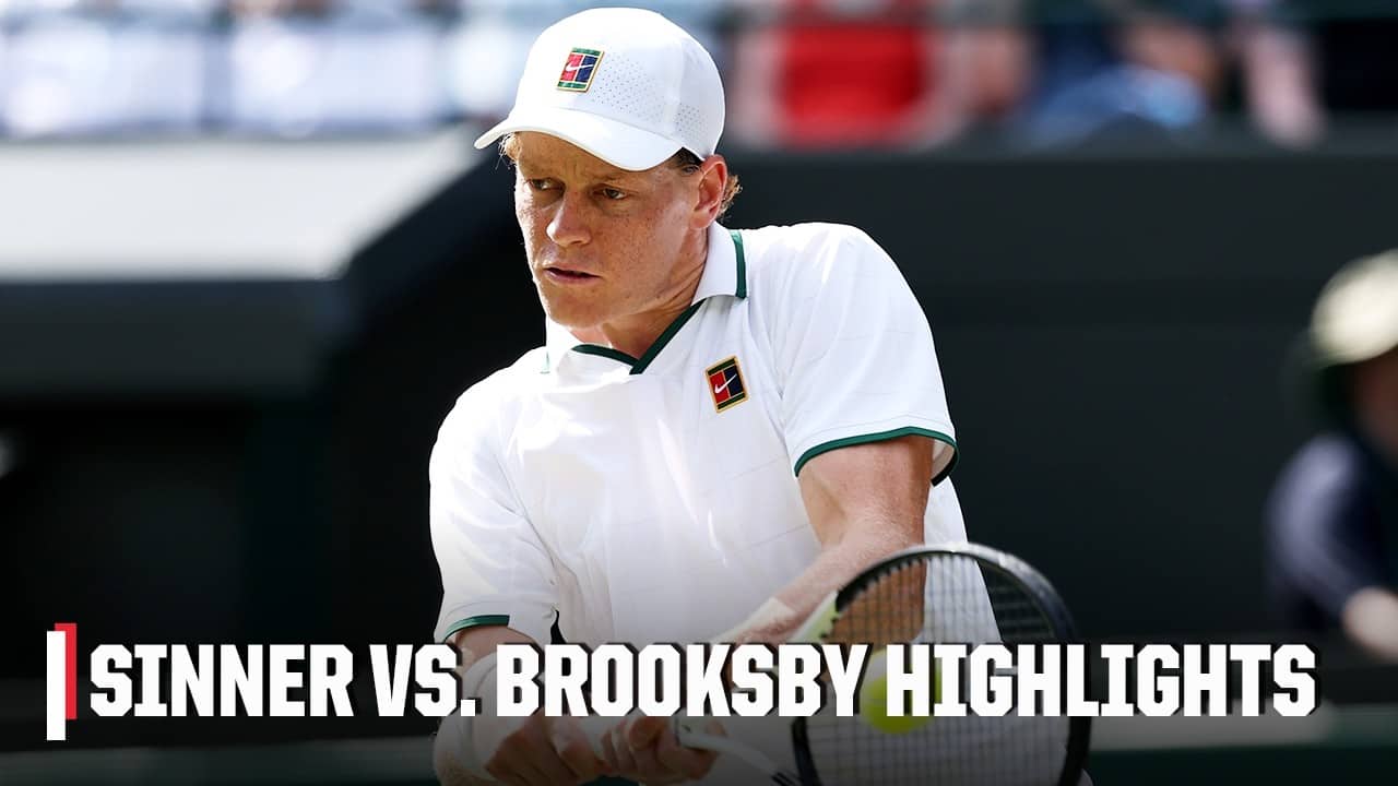 Jannik Sinner vs. Jenson Brooksby | Full Highlights | 2026 Wimbledon