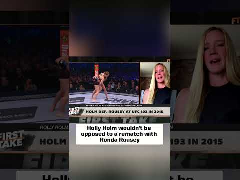 Holly Holm isn't backing down from a rematch 👀