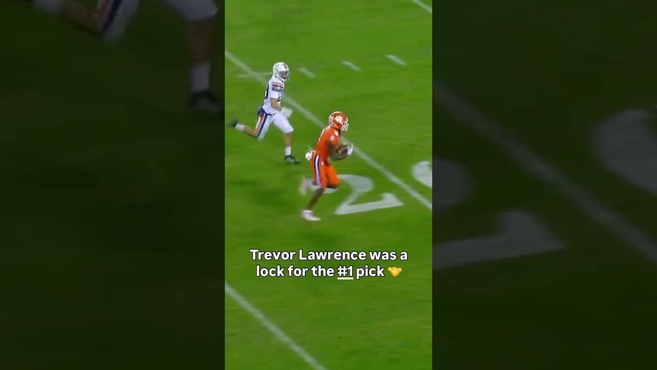 Trevor Lawrence is built different 💪 #clemson #accfootball #collegefootball