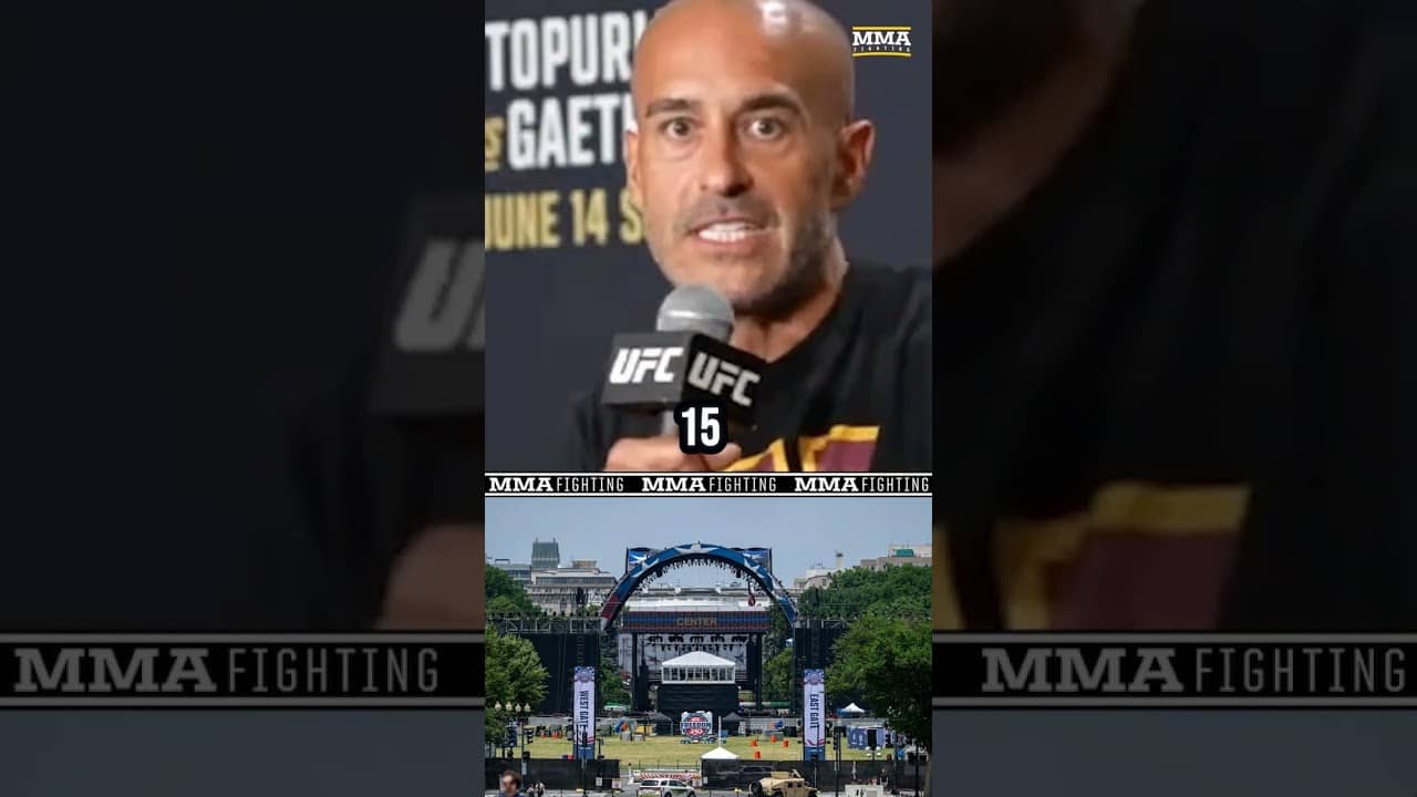'Bring On The Elements': Jon Anik Excited For UFC White House Outdoor Experience - MMA Fighting