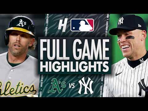Athletics vs New York Yankees - FULL GAME HIGHLIGHTS 🔥 April 8, 2026 MLB Season