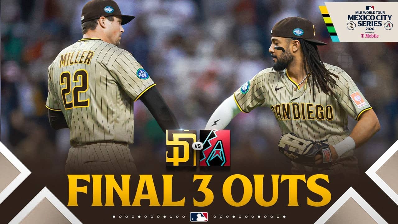 FINAL 3 OUTS: Mason Miller and the Padres take Game 1 of the Mexico City Series! 🔥 | MLB Highlights