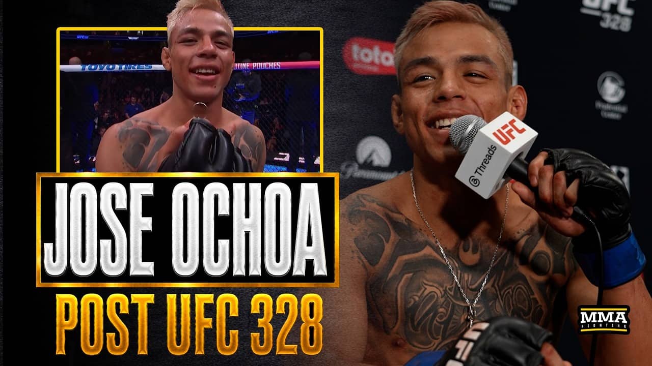 Jose Ochoa Says Girlfriend Accepted Marriage Proposal After UFC 328 Win: 'She Said Yes'