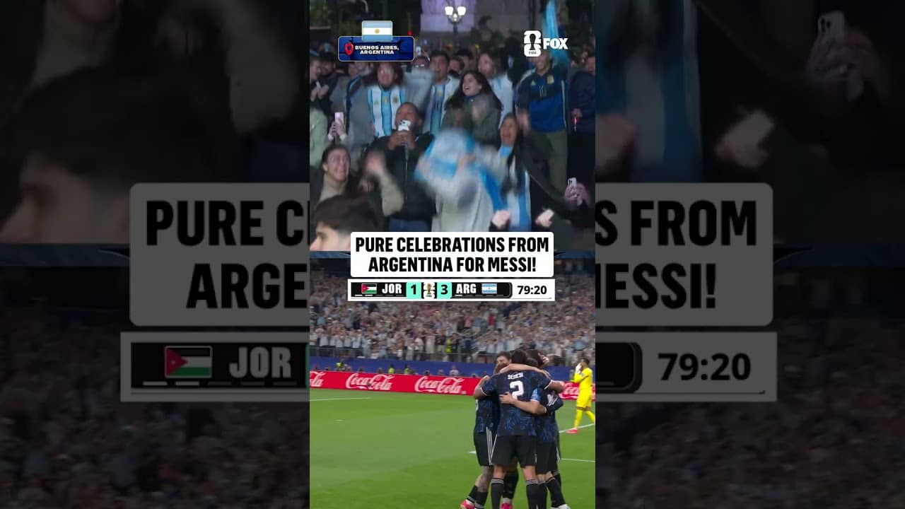 Buenos Aires was ROCKING after this Messi goal 🇦🇷