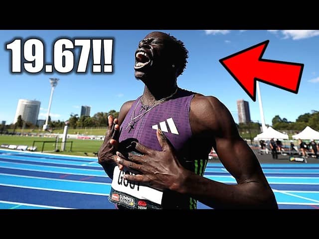 GOUT GOUT SHOCKS THE WORLD!!! || A New WORLD RECORD In 200 Meters Junior Division - AUS Champs!