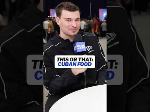 Mendoza knows his Cuban foods 🇨🇺 #mendoza