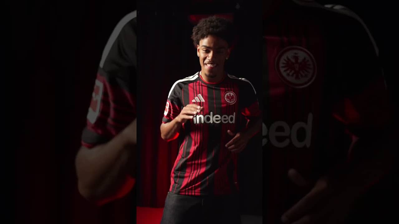 So groß ist die Freude, wenn Du jetzt bei Eintracht Frankfurt spielst 👯🪩