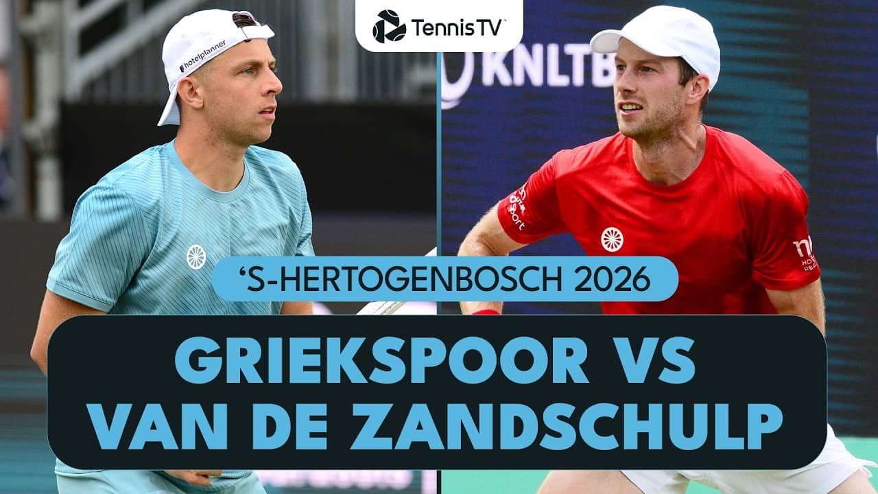 Griekspoor Takes On Fellow Dutchman Van de Zandschulp | 'S-Hertogenbosch 2026