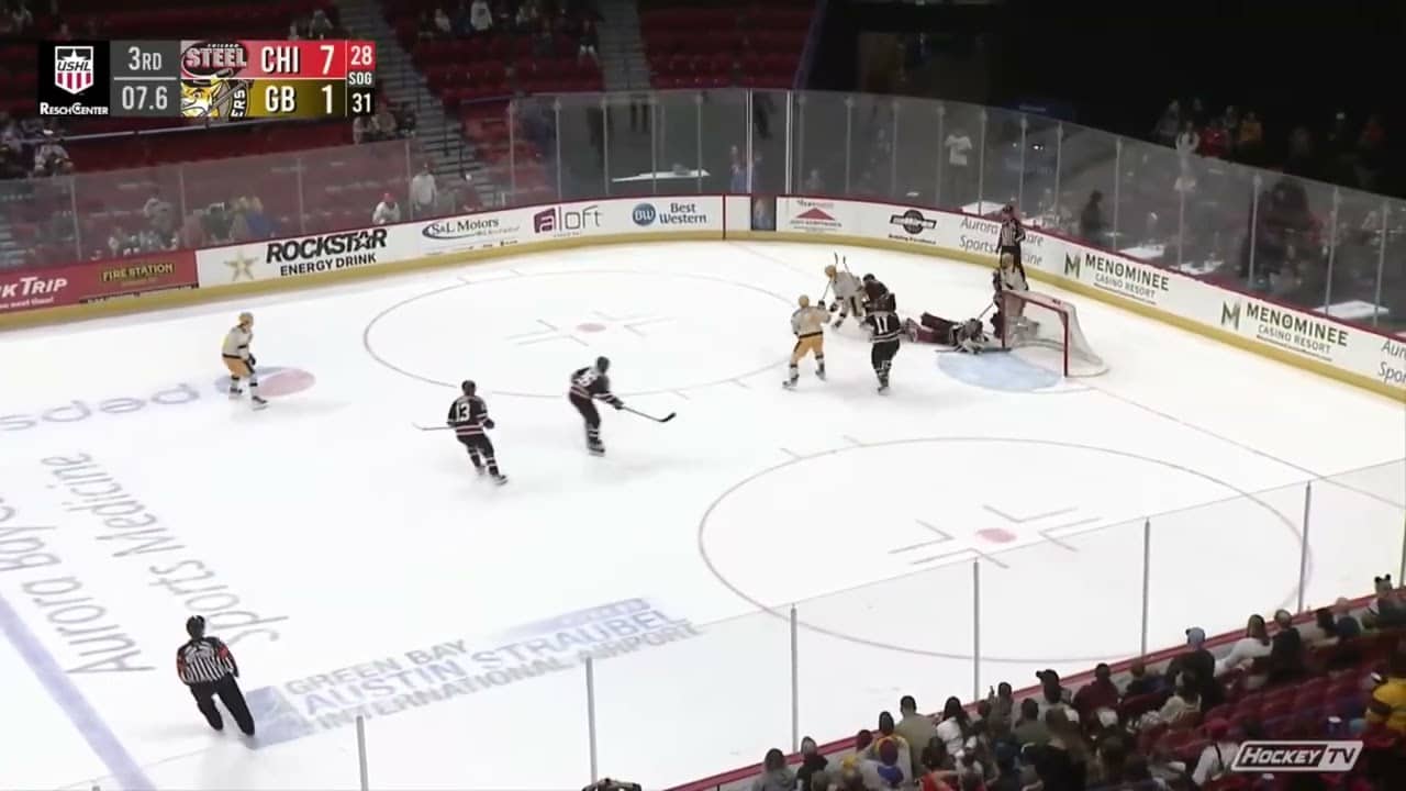 Celebrini, Up 7-1, Denies Levshunov Breakaway