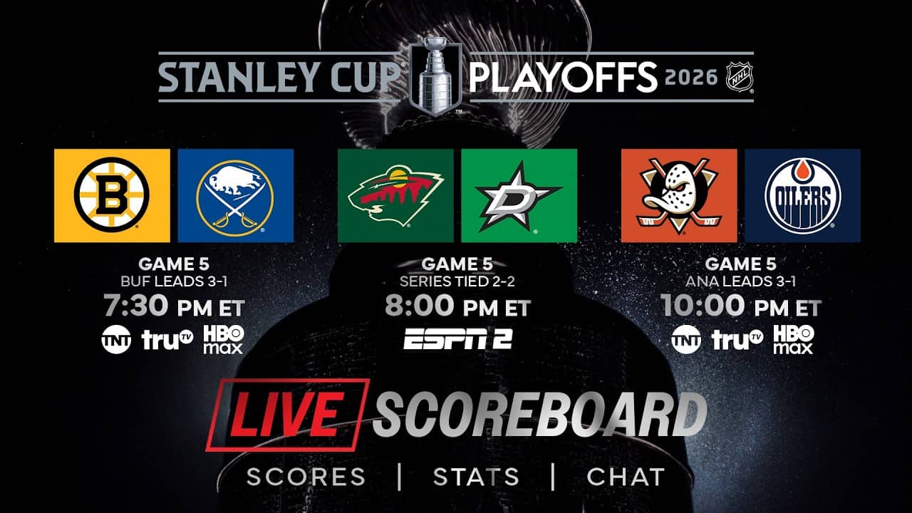👉 LIVE Stanley Cup Playoffs Round 1 Scoreboard & Chat  4/28 🏒🔥