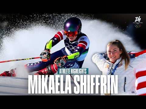 🥇 Mikaela Shiffrin DOMINATES for 3rd Gold! 🇺🇸🎿 | Athlete Highlights | #MilanoCortina2026