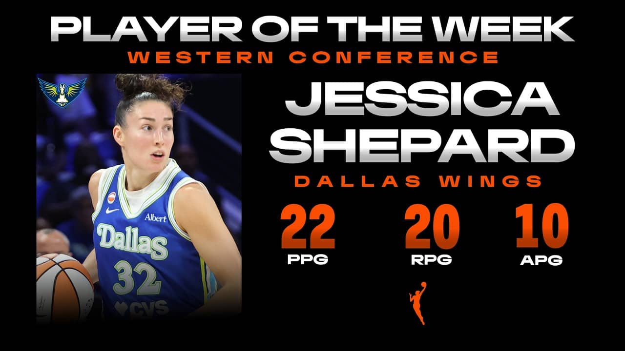Week 3: Western Conference Player of the Week Jessica Shepard