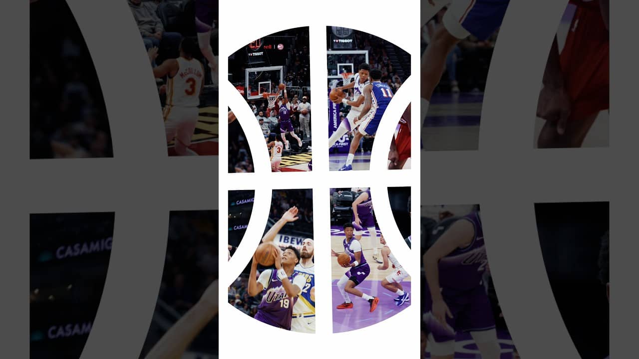 Ace's rookie year has been a MOVIE 🤩🔥♠️ #utahjazz #nbahighlights #acebailey #highlights #frames
