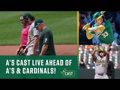 A's Cast Live Ahead of A's & Cardinals  From West Sac | Fran Riordan & Chip Caray Join Towny!