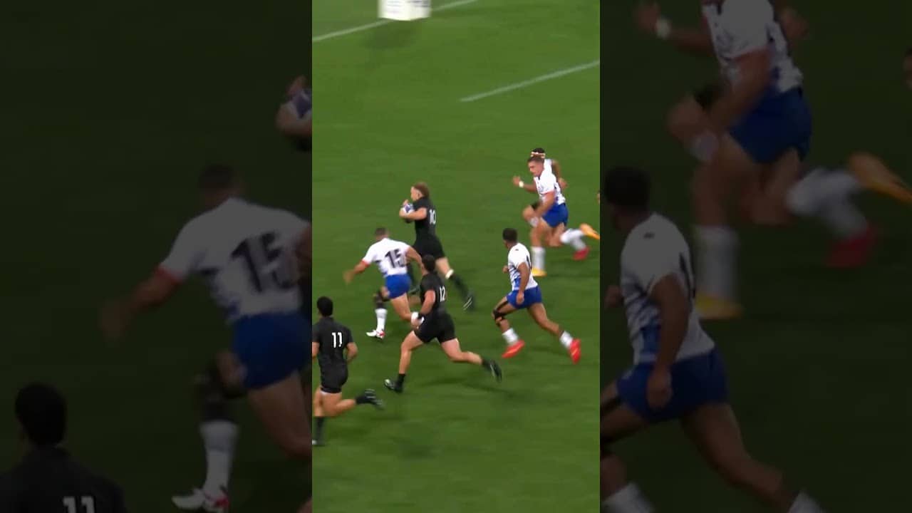 The PERFECT All Blacks link up 🤝 #rugby #shorts #rwc2023
