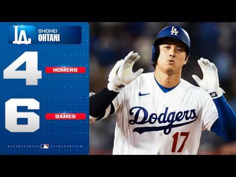 Shohei Ohtani is HEATING UP at the plate 🔥 He's homered 4 times in his last 6 games!