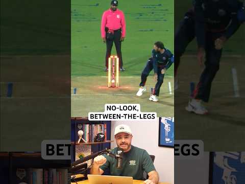 No-look between-the-legs wicket, a breakdown