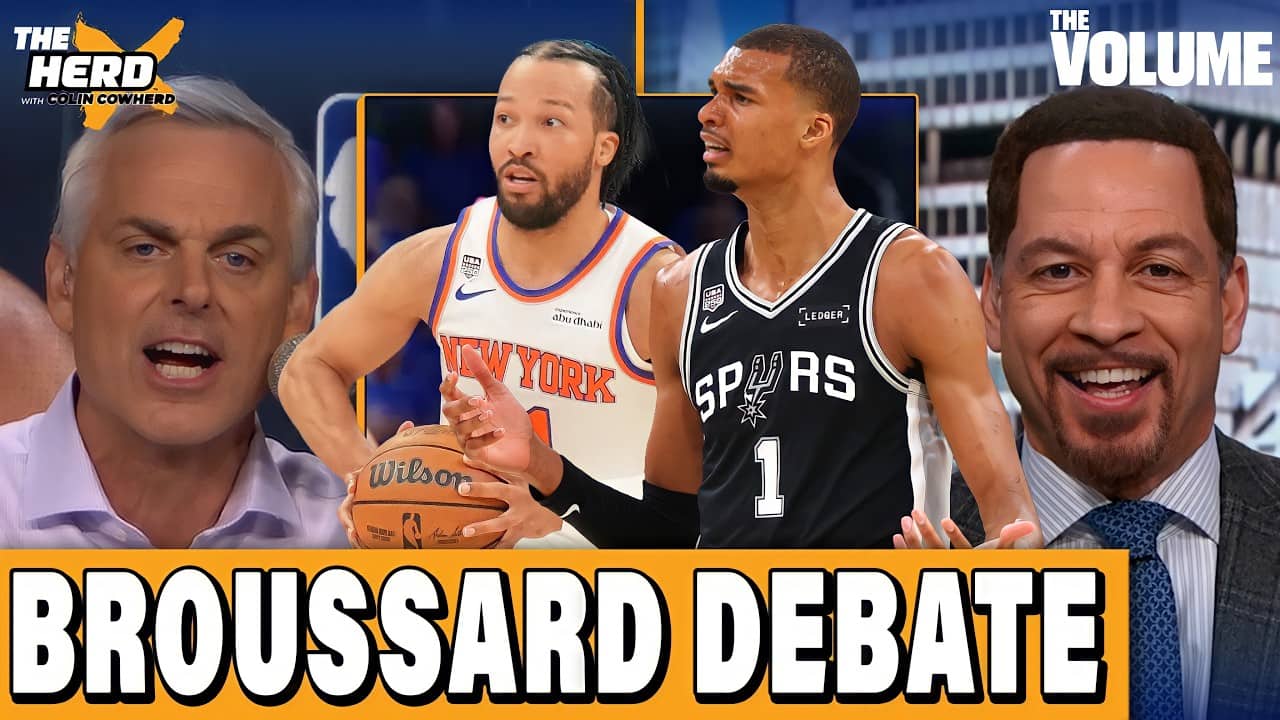 Colin Cowherd & Chris Broussard DEBATE: Knicks TOO BIG for Wemby, Brunson OUTSHOOTS Spurs | HERD NBA