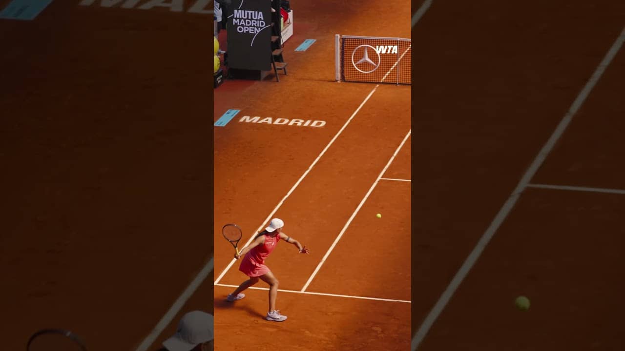 Poetry in motion from Emiliana Arango! 💚 #MMOpen #EmilianaArango #Tennis #Trend #WTA #Madrid