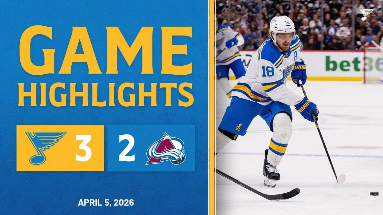 Game Highlights: Blues 3, Avalanche 2
