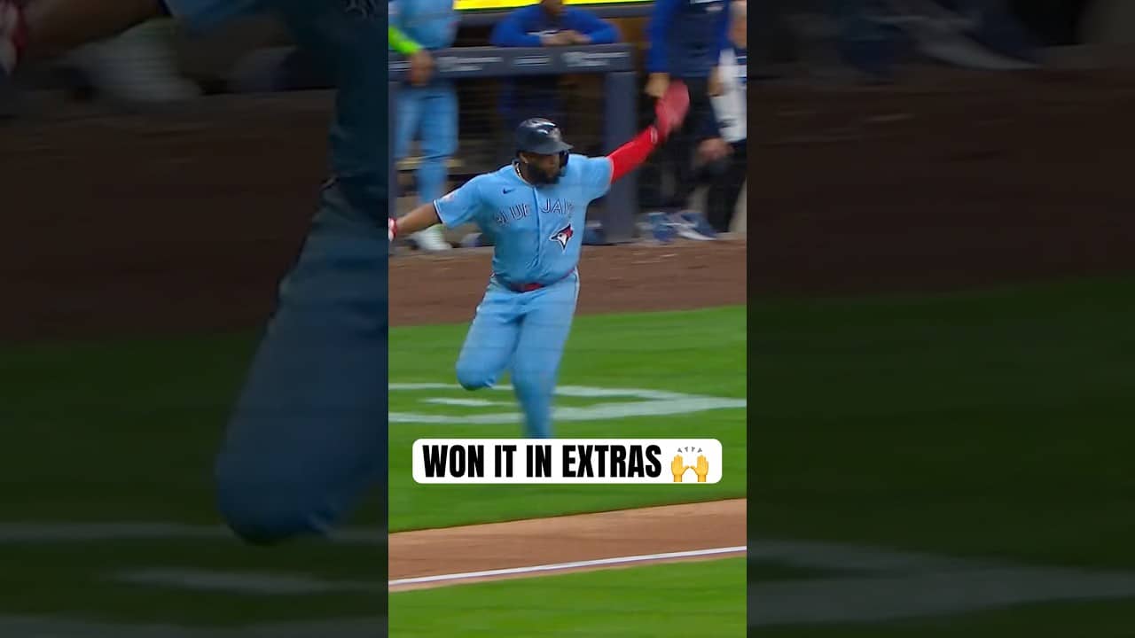 Your Toronto Blue Jays WIN IT IN EXTRA INNINGS ‼️ #MLB #BlueJays