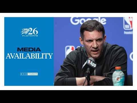 Coach Daigneault on Game 1 | Playoffs | WCF Game 1 | Postgame Media | May 18, 2026