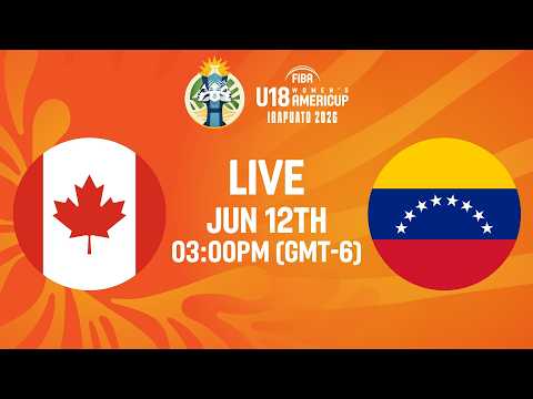 LIVE - Canada v Venezuela | FIBA U18 Women's AmeriCup 2026
